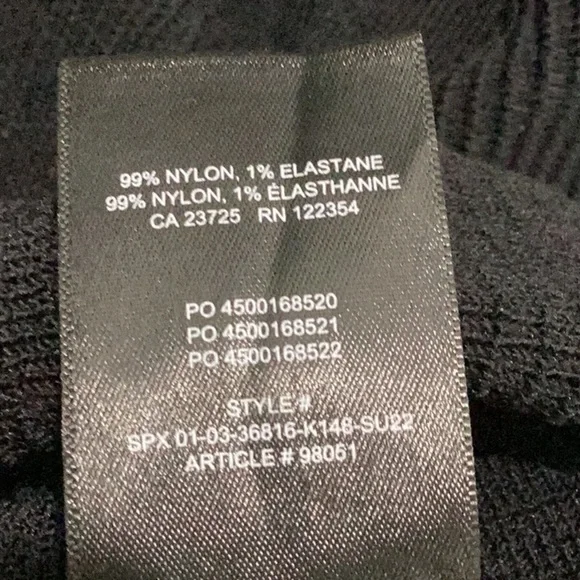 Babaton NWOT Aritzia Cris Cross Strap Sculpture Knit Cropped Tank Ribbed size XS - Picture 6 of 6